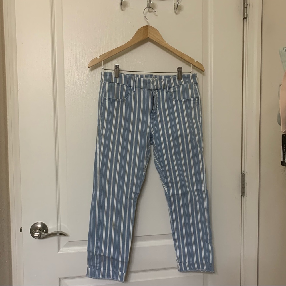 Petite LOFT stripe pant